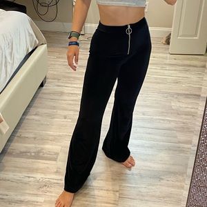 Tiger Mist Black Velvet Pants (Small)